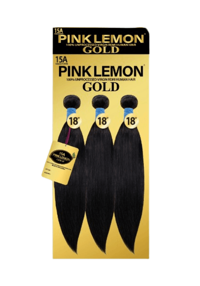 Pink Lemon® Gold 3-piece Single-length Multipack in Straight texture