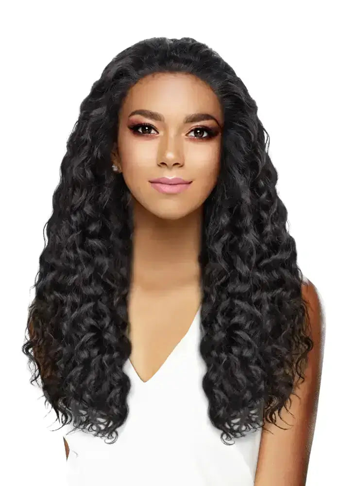 Bellatique® 13x4 deep lace wig in Aurora style front