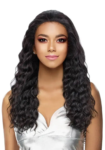 Bellatique® 13x4 deep lace wig in Bronx style front