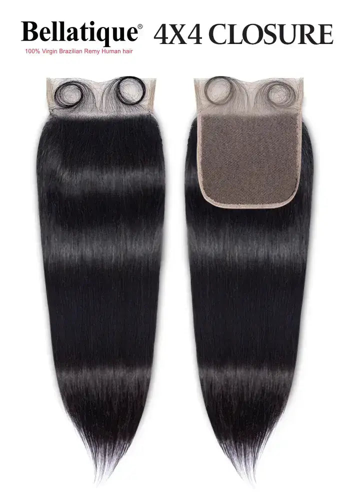 Bellatique® Straight 4x4 Closure front and back