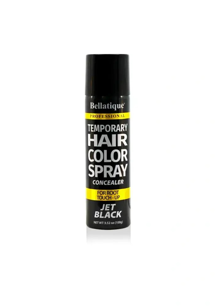 Bellatique® Professional Temporary Hair Color Spray Jet Black color