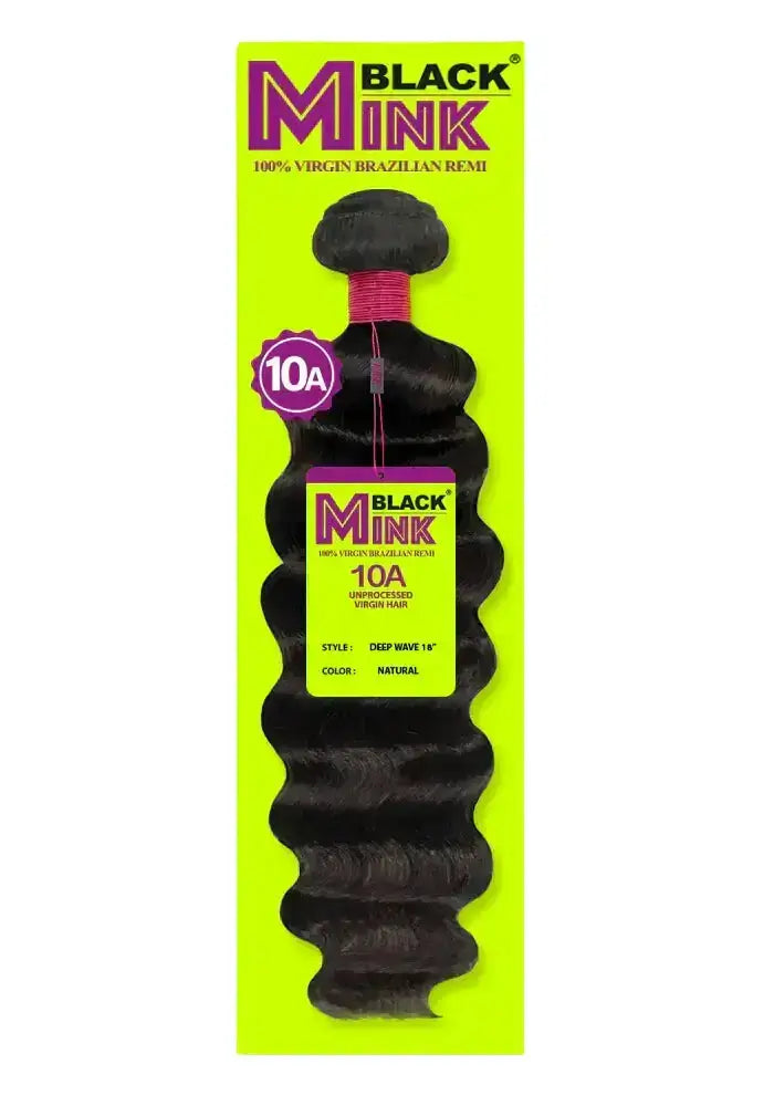 Black Mink® Deep Wave single hair bundle