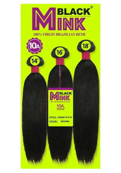 Black Mink® 3-piece Straight multipack