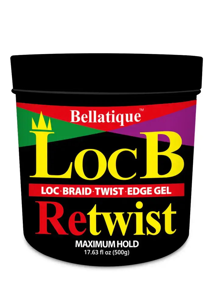 Bellatique® Loc B Retwist Loc/Braid/Twist/Edge Gel 17 oz