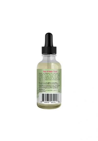 Mielle® Rosemary Mint Light Scalp & Hair Strengthening Oil 2 fl. oz. bottle back