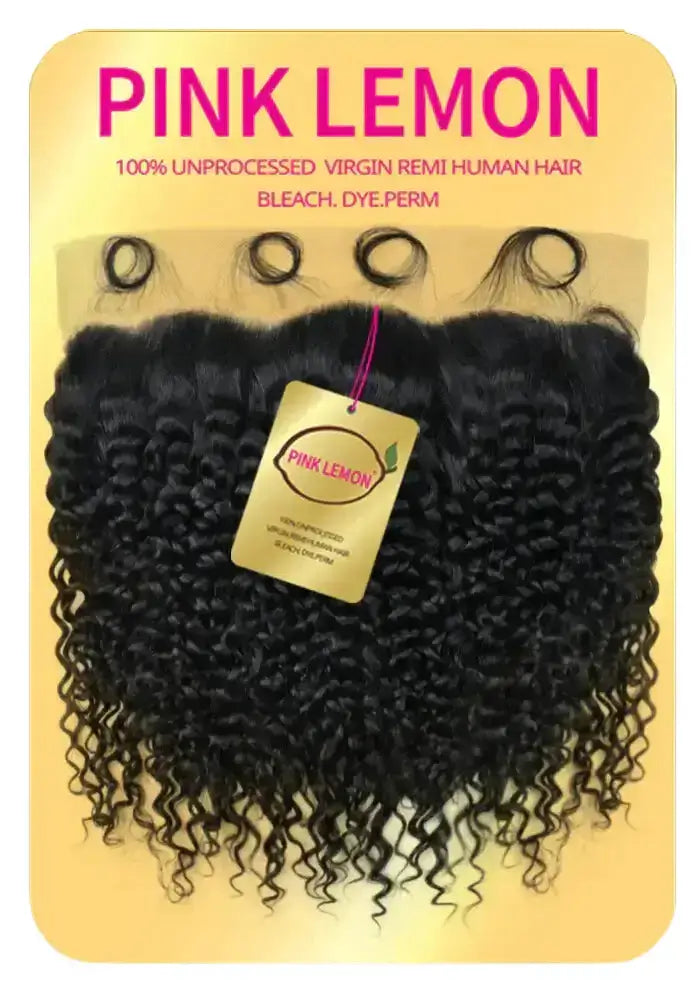 Pink Lemon® 13x4 Bohemian Curl Frontal front