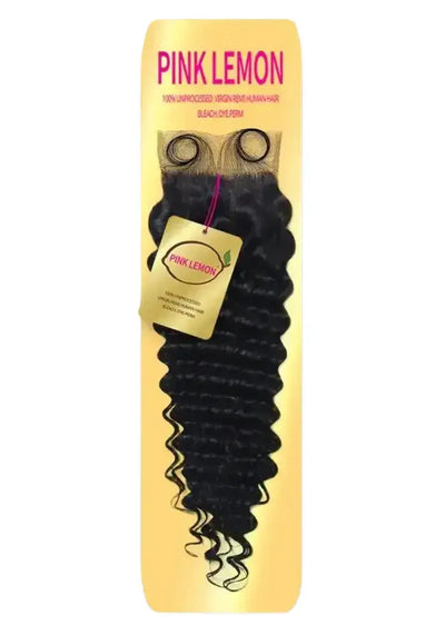 Pink Lemon® Deep Wave 4x4 Closure front